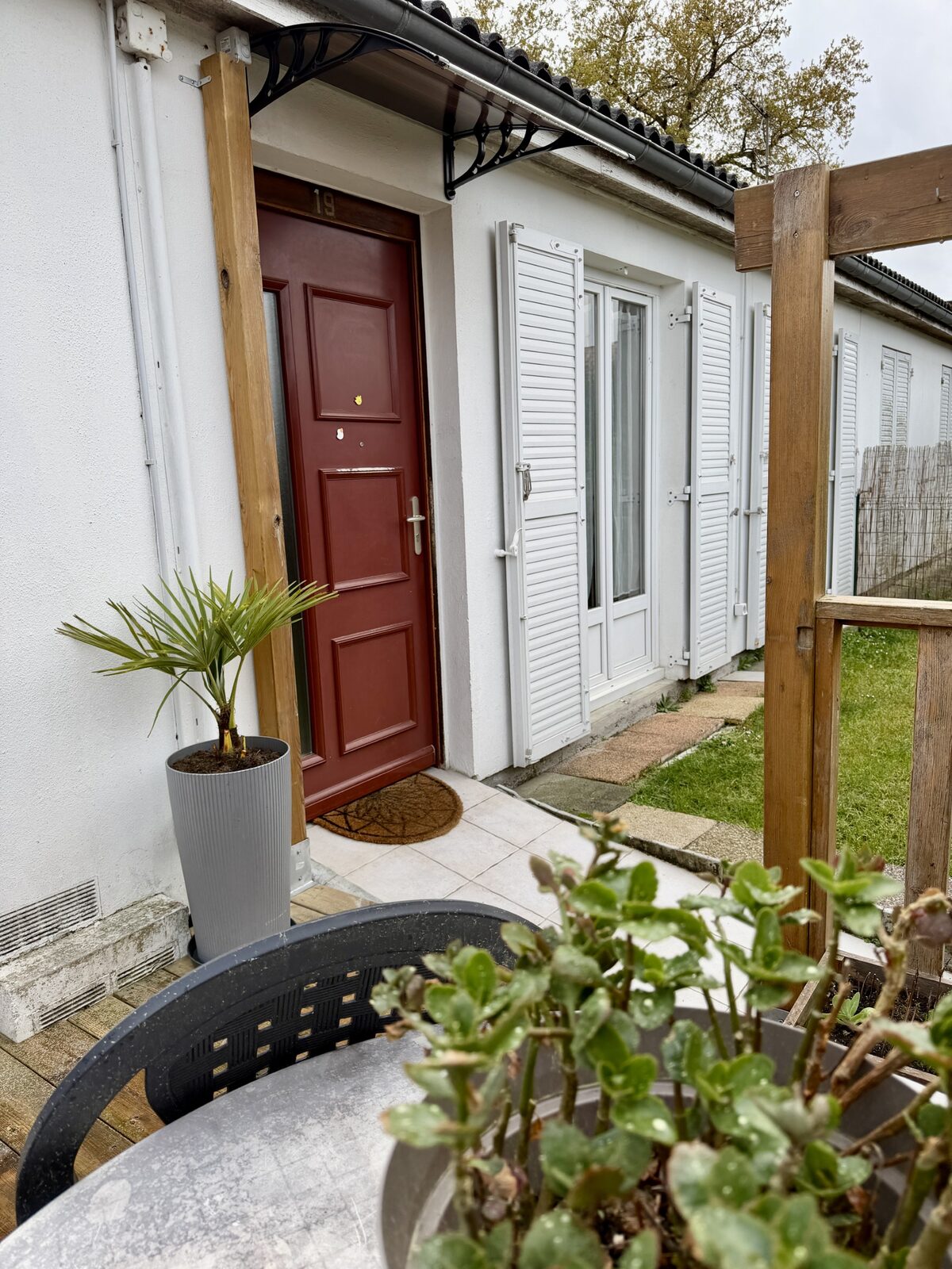 Entrée de la maison avec terrasse, Pessac