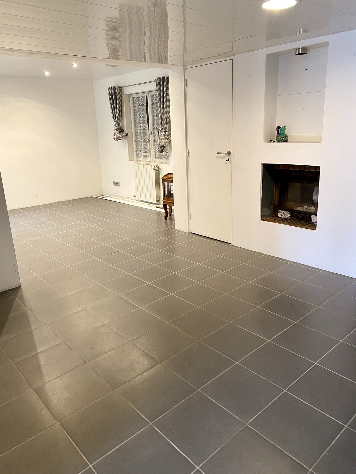 Séjour et salle à manger de 30 m² avec cheminée à insert, maison à Pessac